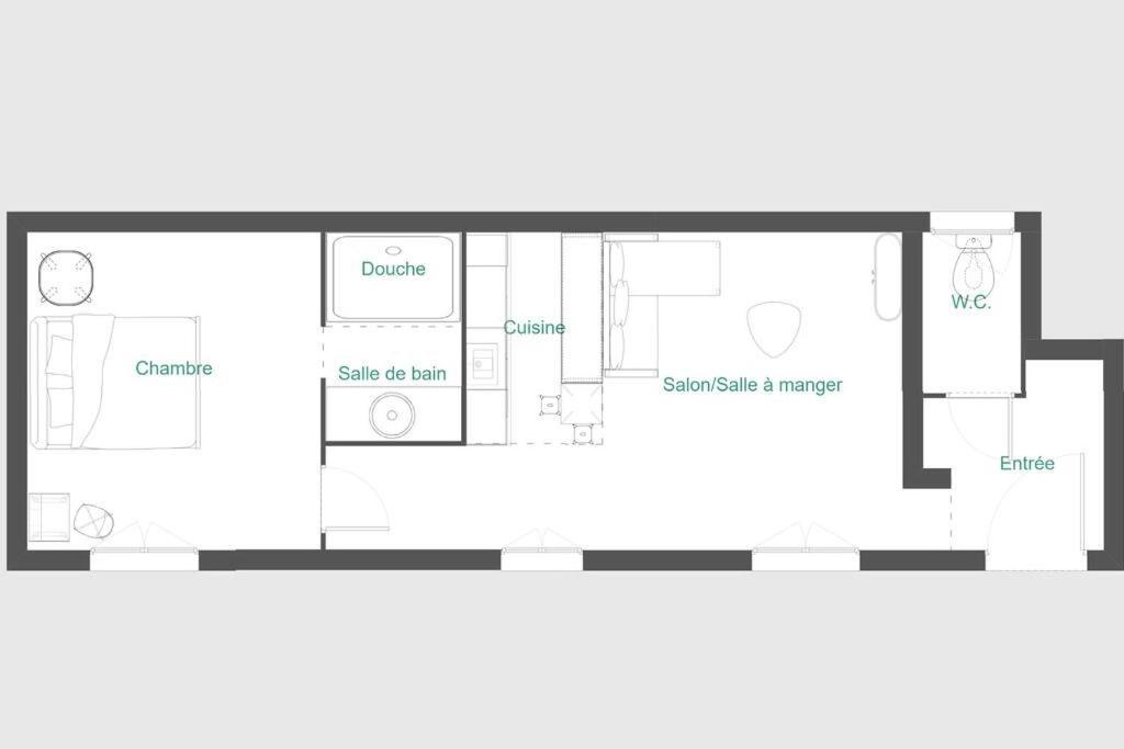 Appartement T2 Independant Au Coeur De La Ville Bourges Kültér fotó